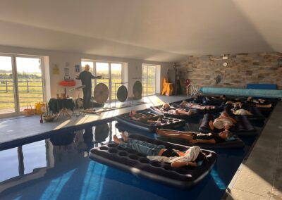 Floating sound bath by Peter Ison Therapies