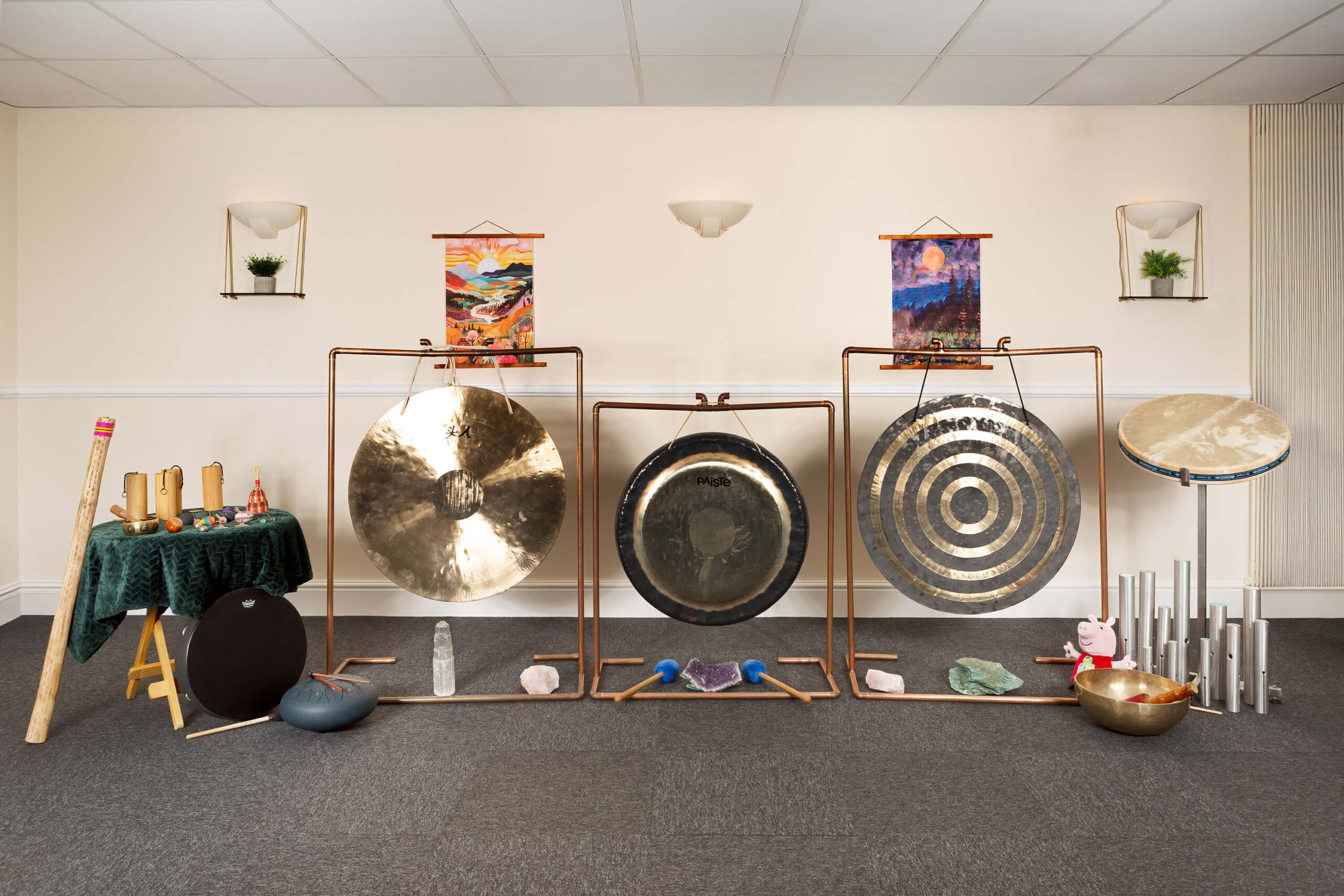 Sound Bath Equipment | Peter Ison Therapies